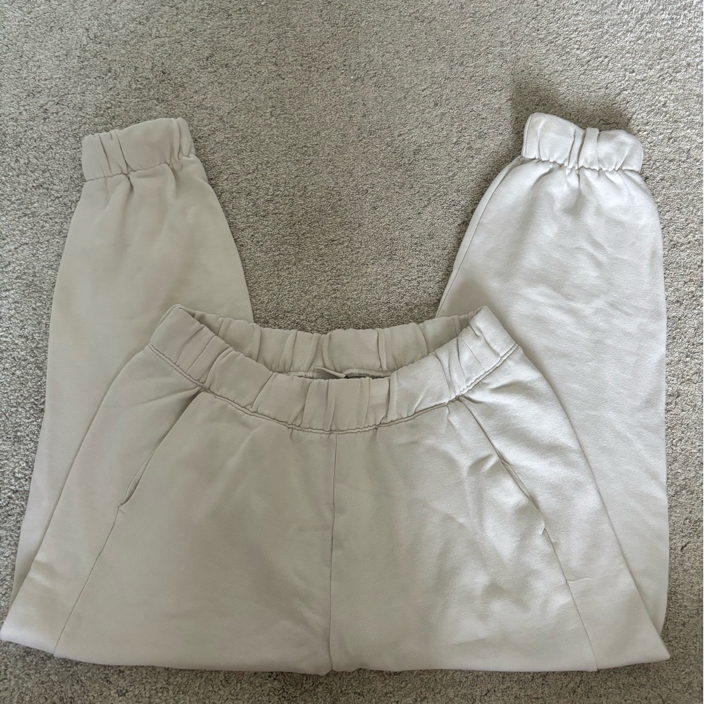 White sweatpants